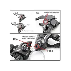 دسته دنده کلاجدار دوچرخه برند طرح SHIMANO (شیمانو) مدل ساعتی 7 سرعته بسته ۲ عددی