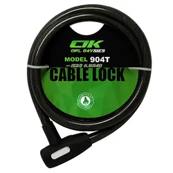 قفل دوچرخه سایز 1800\12 برند OK (اوکی)