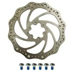 روتور دیسک دوچرخه مدل 6 پیچ 180MM