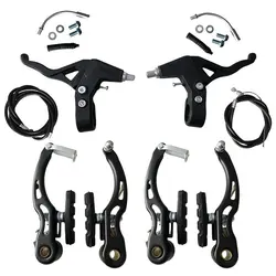 ست ترمز دوچرخه مدل ویبرک فلزی بسته 8 عددی