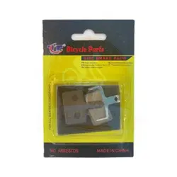 لنت ترمز دوچرخه دیسکی مدل مستطیلی دسته دار  بسته 2عددی