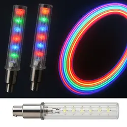 چراغ سروالف یا فایر تایر دوچرخه مدل دکمه ای بسته 2 عددی