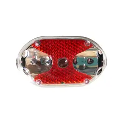 چراغ عقب دوچرخه مدل بیضی دو رنگ A