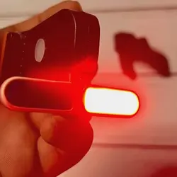 چراغ دوچرخه مدل پلیسی شارژی LED برند BICYCLE