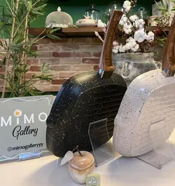 ست ماهیتابه چدن گرانیتی 11 پارچه اویز تحت لیسانس ترک