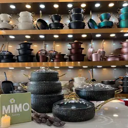 سرویس قابلمه اویز مدل سلین خمره ای ۱۰ پارچه