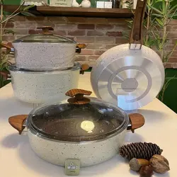 سرویس قابلمه سایز بزرگ اقتصادی و مفید اویز تحت لیسانس ترک