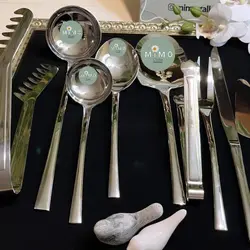 سرویس قاشق چنگال اس جی 30 نفره مدل لاکچری 143 پارچه در طرح های متنوع