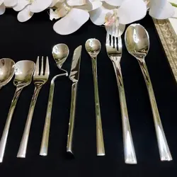 سرویس قاشق چنگال اس جی 30 نفره مدل لاکچری 143 پارچه در طرح های متنوع