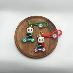 سرکلیدی خرس دوچرخه سوار سیلیکونی