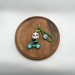 سرکلیدی خرس دوچرخه سوار سیلیکونی