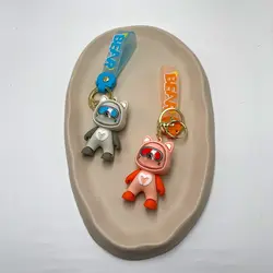 سرکلیدی خرس سیلیکونی با چراغ