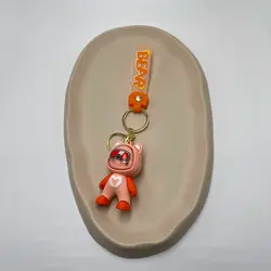 سرکلیدی خرس سیلیکونی با چراغ