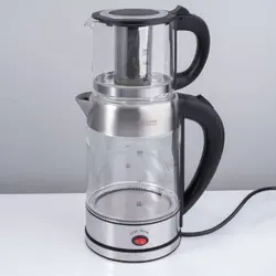 چای ساز ایستاده نیکووا مدل NTK-207 پیرکس