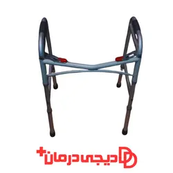 واکر حلزونی آلومینیومی پین قرمز بدون چرخ - دیجی درمان