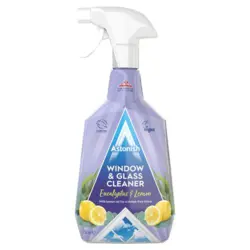 اسپری شیشه پاک کن انگلیسی آستونیش Astonish Window &amp; Glass Cleaner حاوی اکالیپتوس و لیمو 750 میل Astonish Window &amp; Glass Cleaner Eucalyptus &amp; Lemon