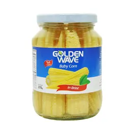 بیبی کورن Golden Wave گلدن ویو در آب نمک ۳۷۰ گرم