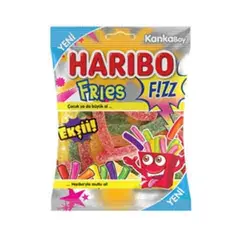 پاستیل هاریبو HARIBO Fries Fizz شکری ترش 80 گرم