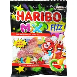 پاستیل هاریبو میکس HARIBO MIX EKSII ترش میوه ای 70 گرم