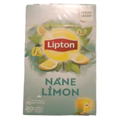 چای گیاهی لیپتون لیمو نعناع Lipton Nane &amp; Limon Çayı کیسه ای 20 تایی 30 گرم