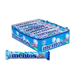 خوشبو کننده دهان منتوس Mentos Peppermint با طعم نعناع فلفلی 20 عددی