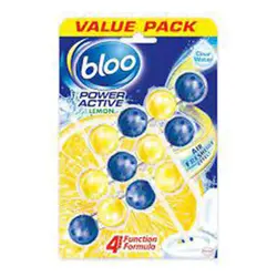 خوشبو کننده و ضدعفونی کننده انگلیسی بلوو Bloo Lemon با رایحه لیمو 12 عددی