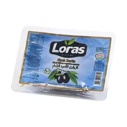 زیتون سیاه لوراس Loras Black olives وزن 800 گرم