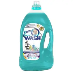 ژل لباسشویی آلمانی 3 در 1 دکتر واش Doctor Wash COLOR مناسب لباس های رنگی 105 بار شستشو 4.2 لیتر