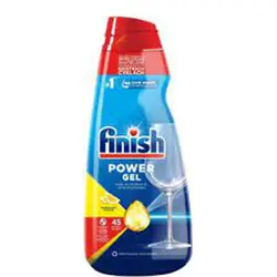 ژل ماشین ظرفشویی ایتالیایی فینیش FINISH POWER GEL ALL IN 1 رایحه لیمو 940 میل
