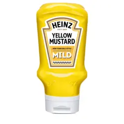 سس اسپانیایی خردل هاینز Heinz Yellow Mustard Mild وزن 400 گرم