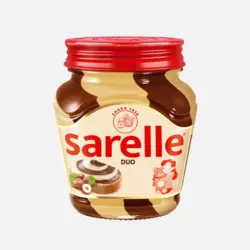 شکلات صبحانه دو رنگ فندقی سارلا sarelle وزن 350 گرم