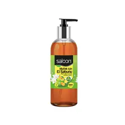 صابون مایع سالن Saloon برای آشپزخانه از بین برنده بوی نامطبوع دست پرتقالی 485 میل
