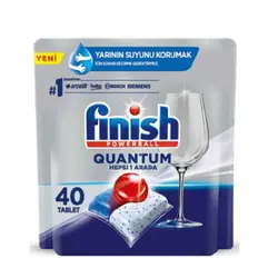 قرص ماشین ظرفشویی FINISH QUANTUM HEPSI 1 ARADA فینیش کوانتوم 40 عددی