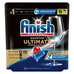 قرص ماشین ظرفشویی FINISH ULTIMATE فینیش کوانتوم التیمیت 40 عددی