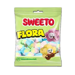 مارشمالو سویتو Sweeto Marshmallow Flora با طرح گل 60 گرم