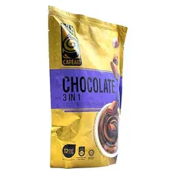 هات چاکلت 3 در 1 کافه آرت Cafe Art 3 In 1 Chocolate ساشه 12 عددی