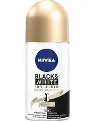 مام ضد تعریق زنانه Silky Smooth نیوا Nivea مدل Black &amp; White Invisible حجم 50 میل