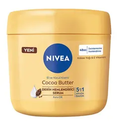 کرم مرطوب کننده دست و بدن نیوا NIVEA کره کاکائو و ویتامین E حجم 400 میل