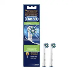 سری یدک مسواک برقی اورال بی ORAL-B مدل CROSS ACTION بسته 2 تایی