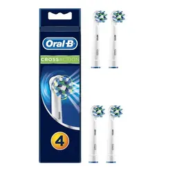 سری یدک مسواک برقی اورال بی ORAL-B مدل CROSS ACTION بسته 4 تایی