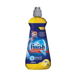 مایع براق کننده جلا دهنده ظرفشویی فینیش FINISH اسانس لیمو حجم 400 میل