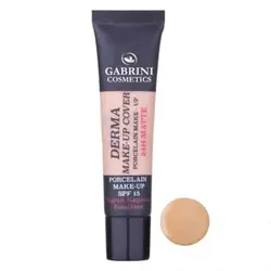 کرم پودر گابرینی GABRINI سری DERMA SPF15 شماره 03 حجم 40 میل