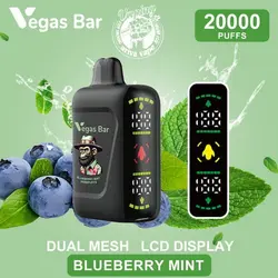 پاد 20000 پاف وگاس بار (دارای نمایشگر و قابل شارژ) –VEGAS BAR 20000 PUFFS DISPOSABLE POD