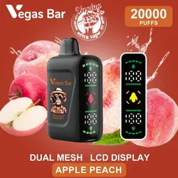 پاد 20000 پاف وگاس بار (دارای نمایشگر و قابل شارژ) –VEGAS BAR 20000 PUFFS DISPOSABLE POD