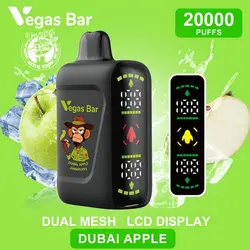 پاد 20000 پاف وگاس بار (دارای نمایشگر و قابل شارژ) –VEGAS BAR 20000 PUFFS DISPOSABLE POD