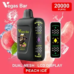 پاد 20000 پاف وگاس بار (دارای نمایشگر و قابل شارژ) –VEGAS BAR 20000 PUFFS DISPOSABLE POD