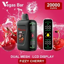 پاد 20000 پاف وگاس بار (دارای نمایشگر و قابل شارژ) –VEGAS BAR 20000 PUFFS DISPOSABLE POD