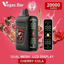 پاد 20000 پاف وگاس بار (دارای نمایشگر و قابل شارژ) –VEGAS BAR 20000 PUFFS DISPOSABLE POD