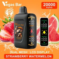 پاد 20000 پاف وگاس بار (دارای نمایشگر و قابل شارژ) –VEGAS BAR 20000 PUFFS DISPOSABLE POD