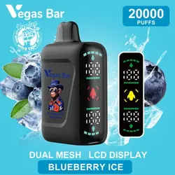 پاد 20000 پاف وگاس بار (دارای نمایشگر و قابل شارژ) –VEGAS BAR 20000 PUFFS DISPOSABLE POD